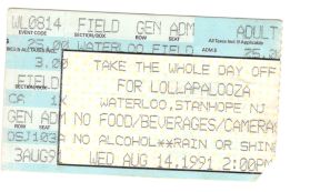 08/14/1991 Ticket