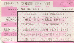 08/20/1991 Ticket