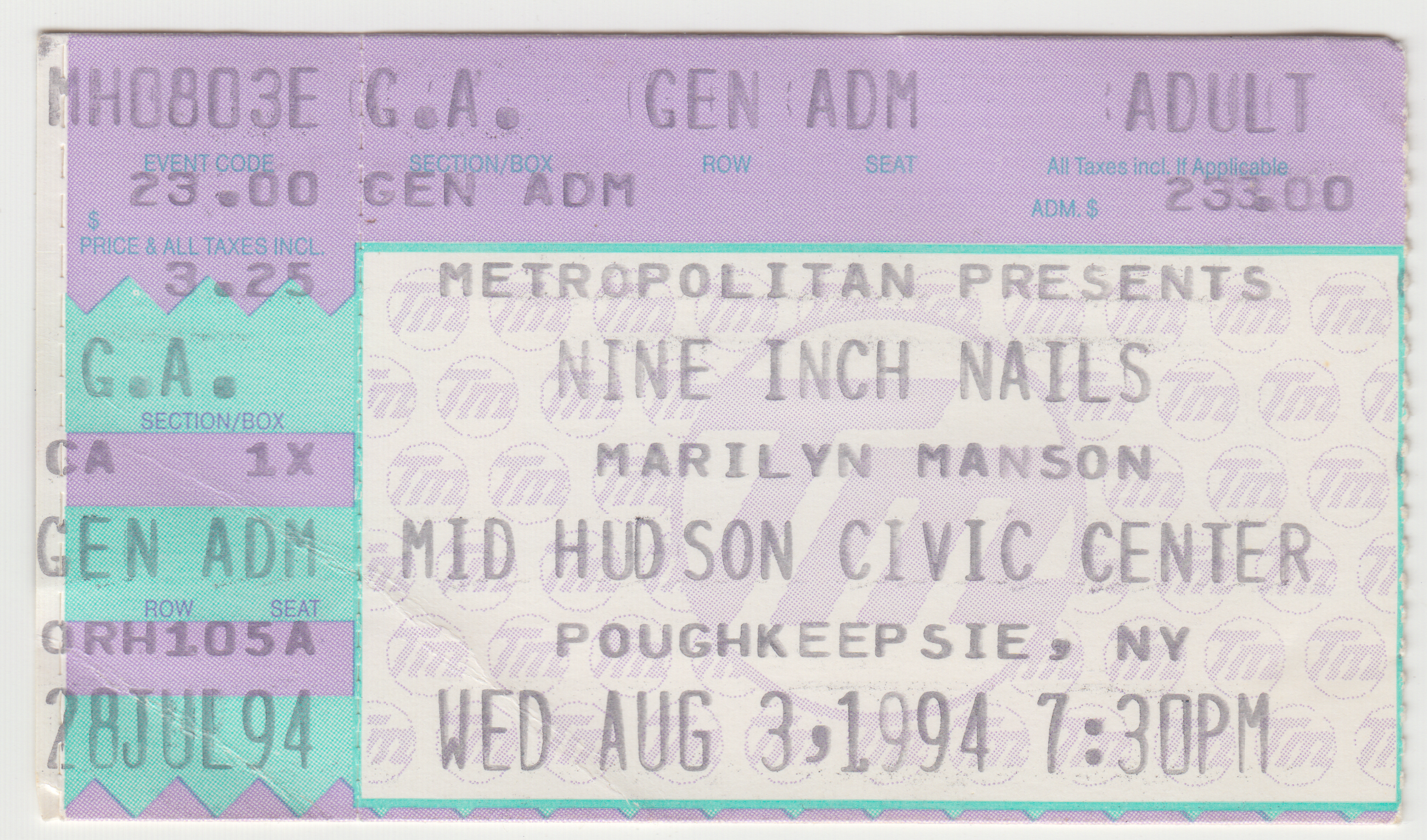 1994/08/03 Ticket
