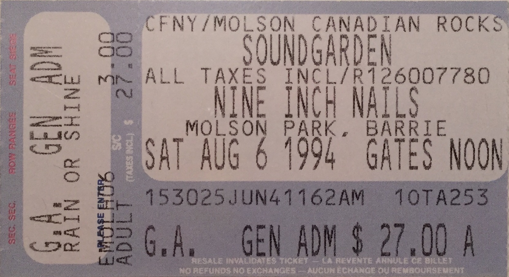1994/08/06 Ticket