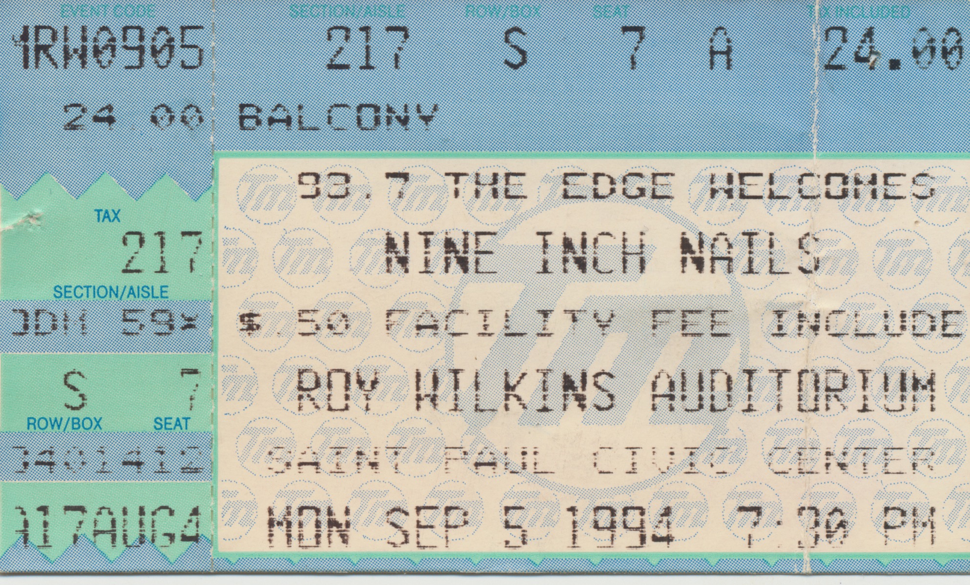 09/05/1994 ticket