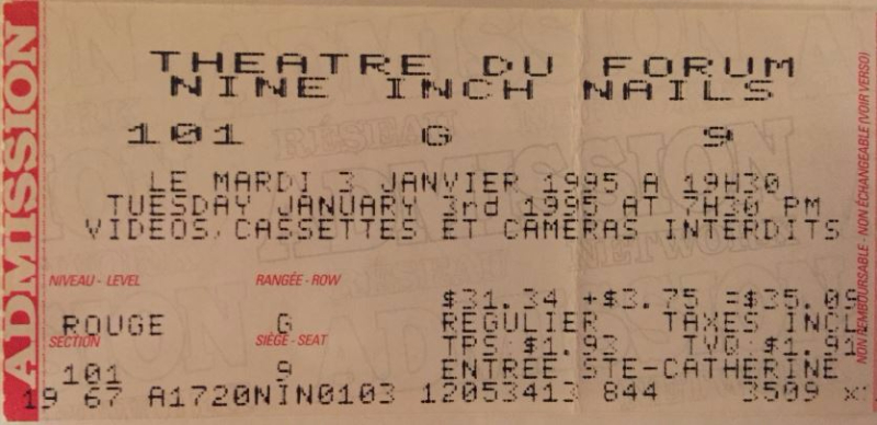 1995/01/03 Ticket