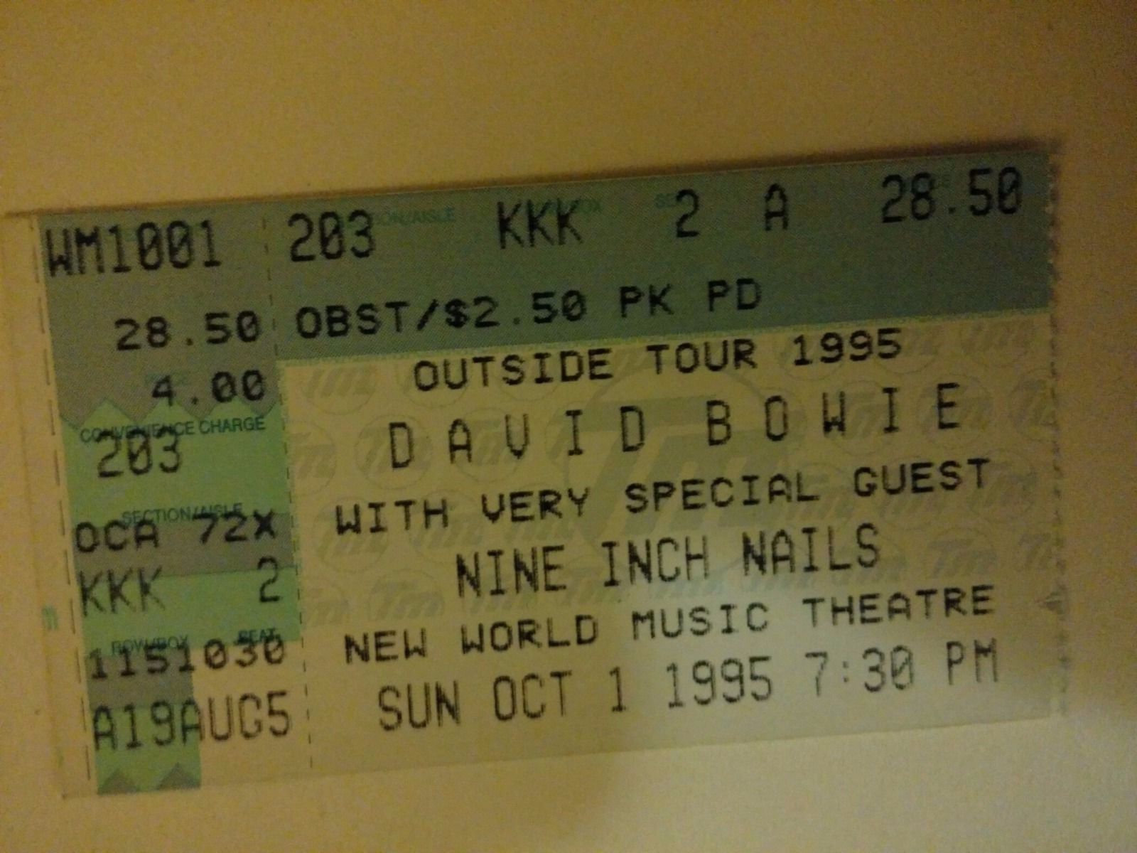 1995/10/01 Ticket