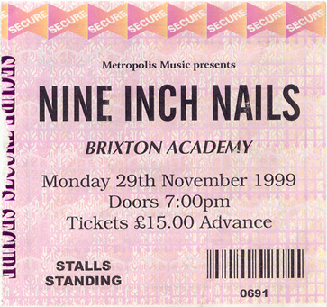 1999/11/29 Ticket