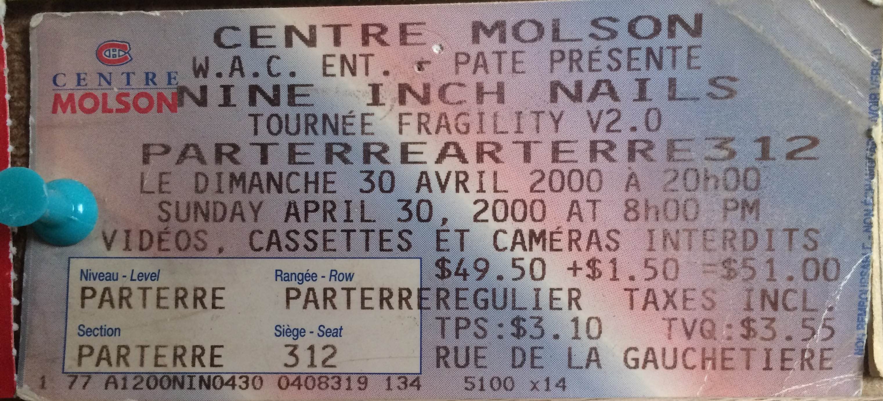 2000/04/30 Ticket
