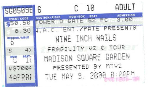 2000/05/09 Ticket
