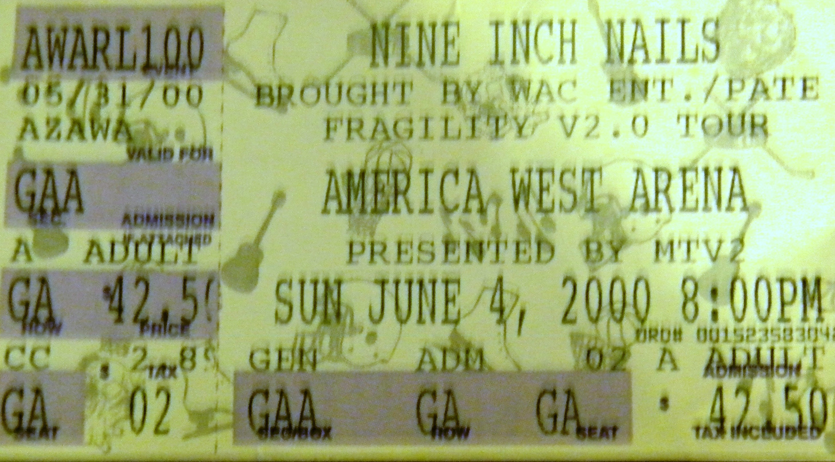 2000/06/04 Ticket