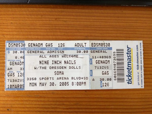 2005/05/30 Ticket