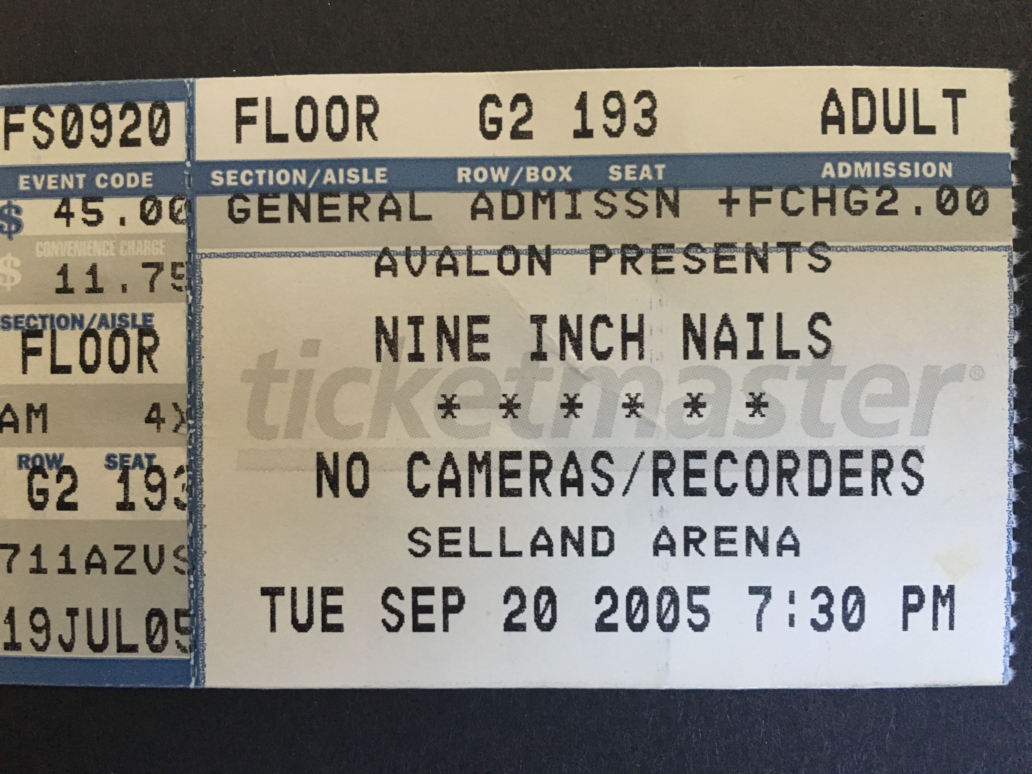 Fresno 2005 Ticket