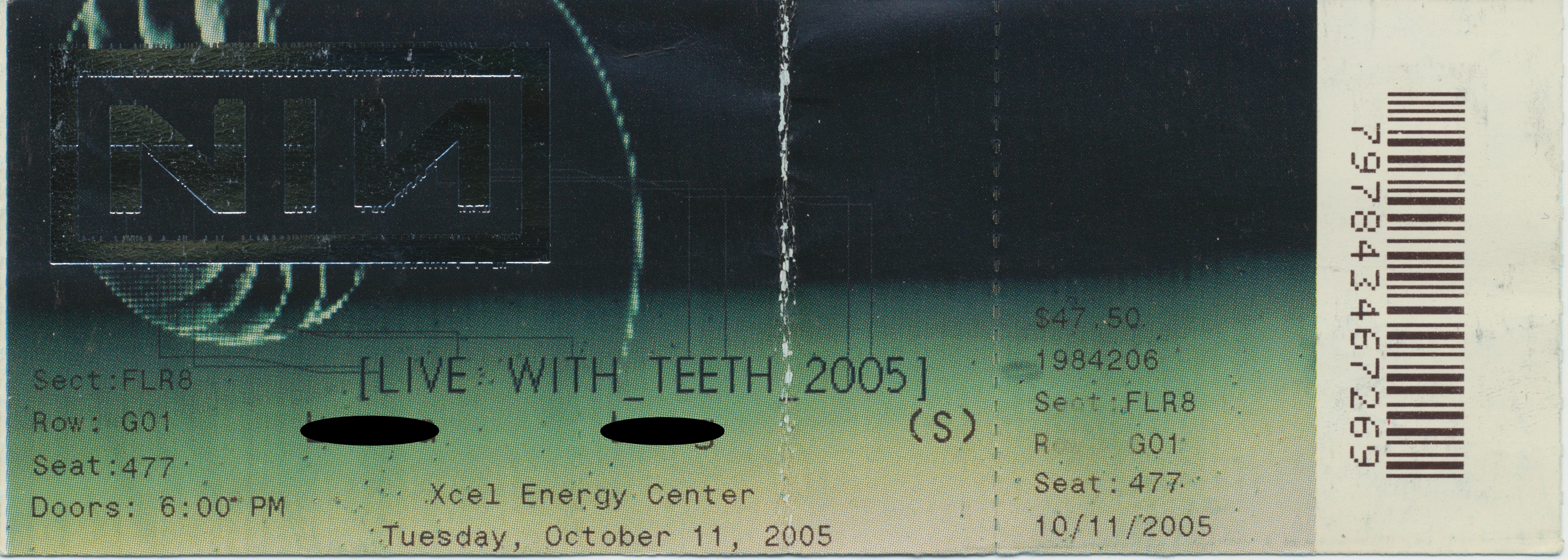 2005/10/11 Ticket