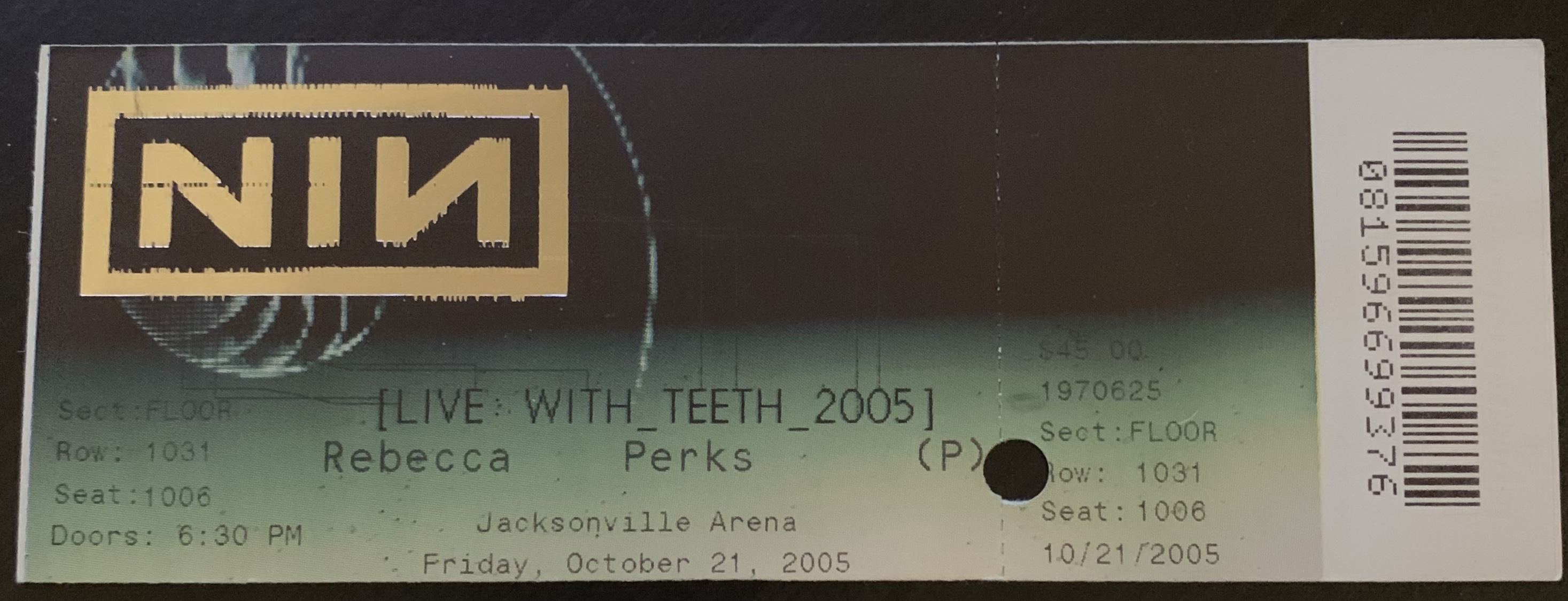 2005/10/21 Ticket