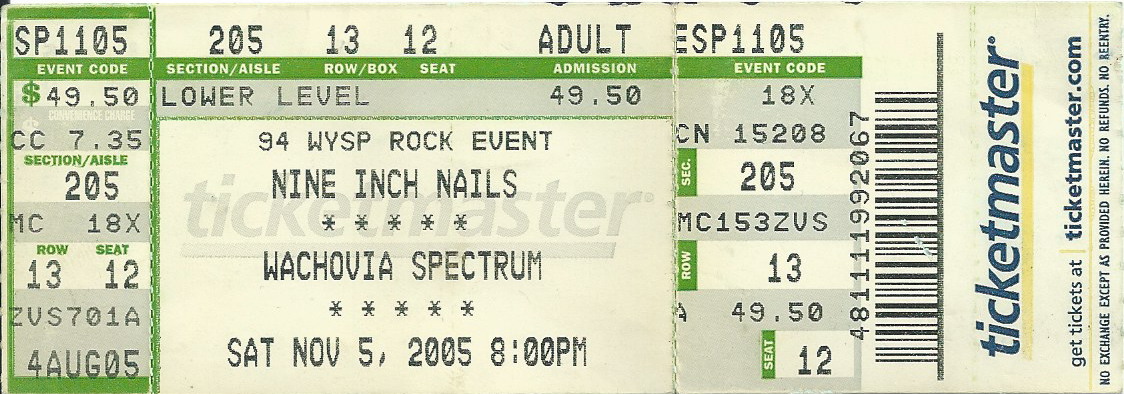 2005/11/05 Ticket