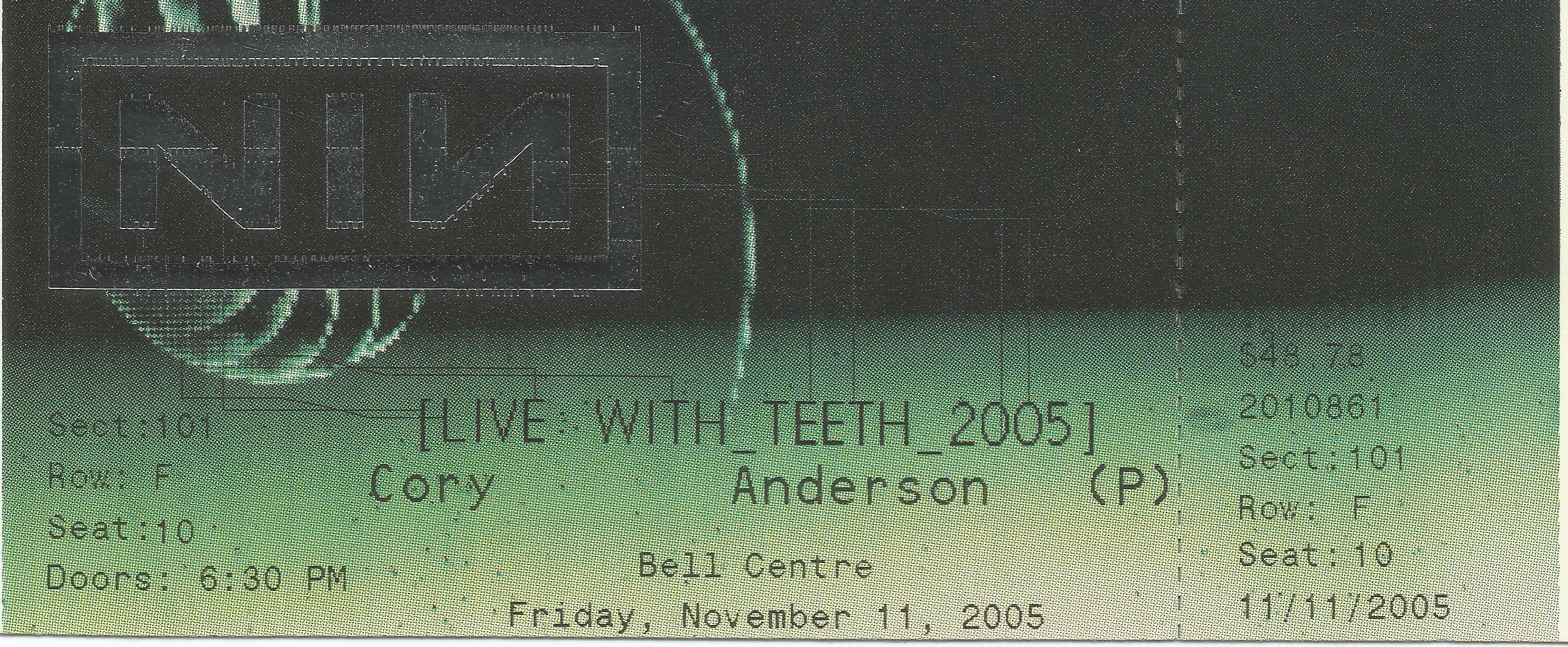 2005/11/11 Ticket