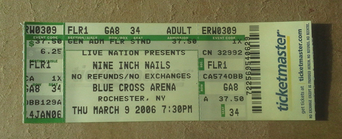 2006/03/09 Ticket
