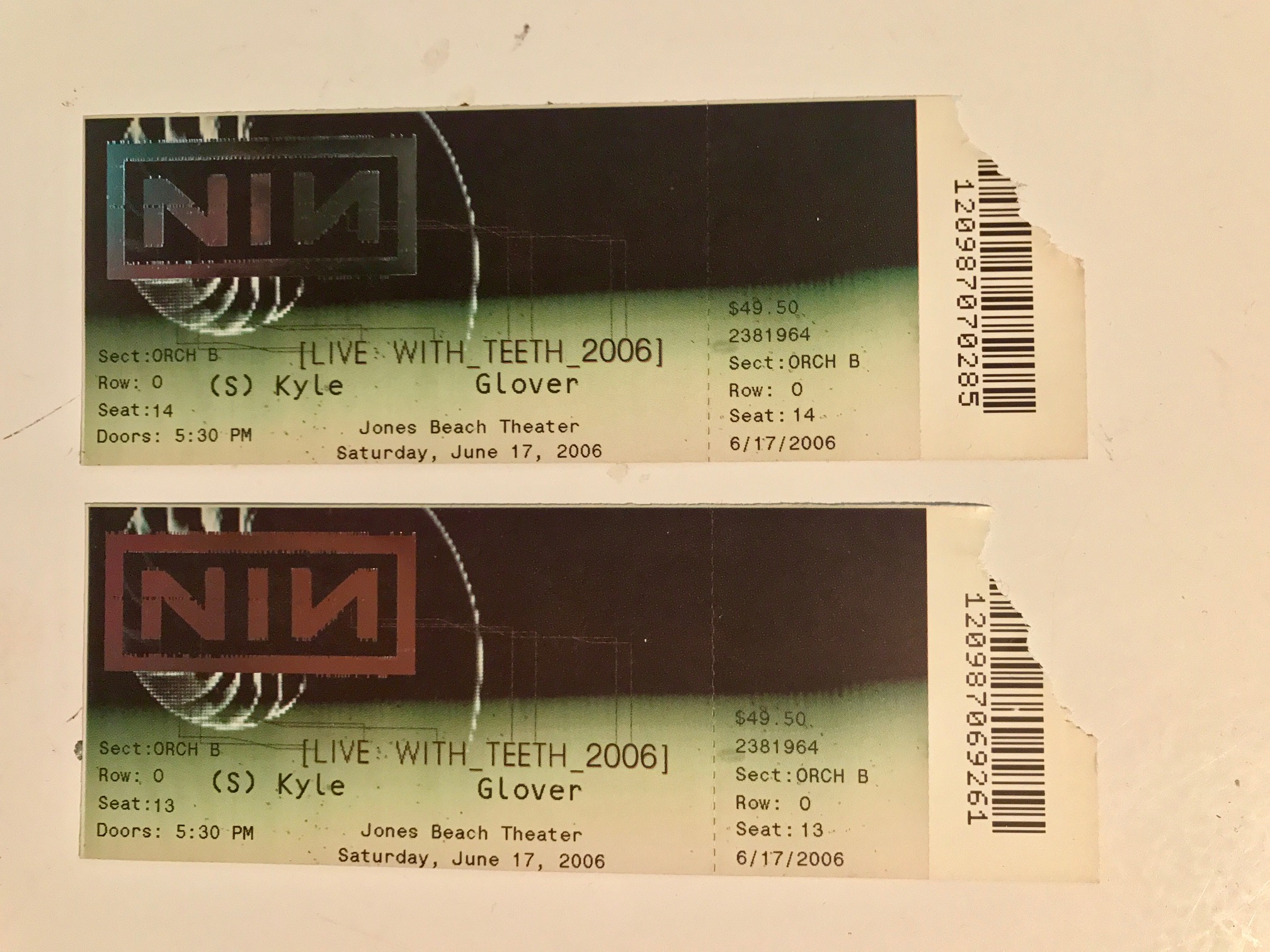 2006/06/17 Ticket
