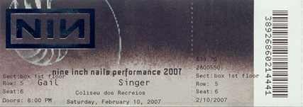 2007/02/10 Ticket