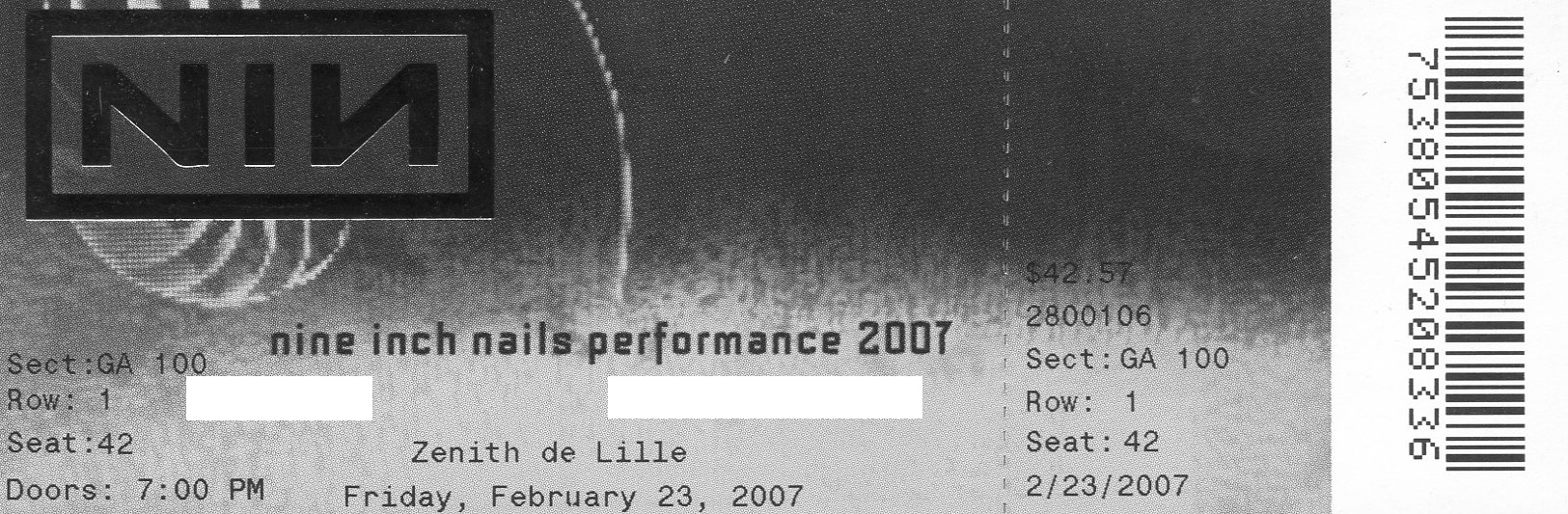 2007/02/23 Ticket