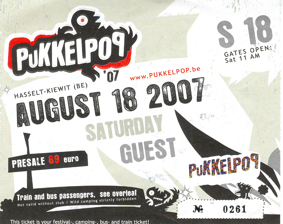 2007/08/18 Ticket