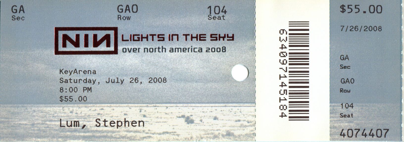 2008/07/26 Ticket
