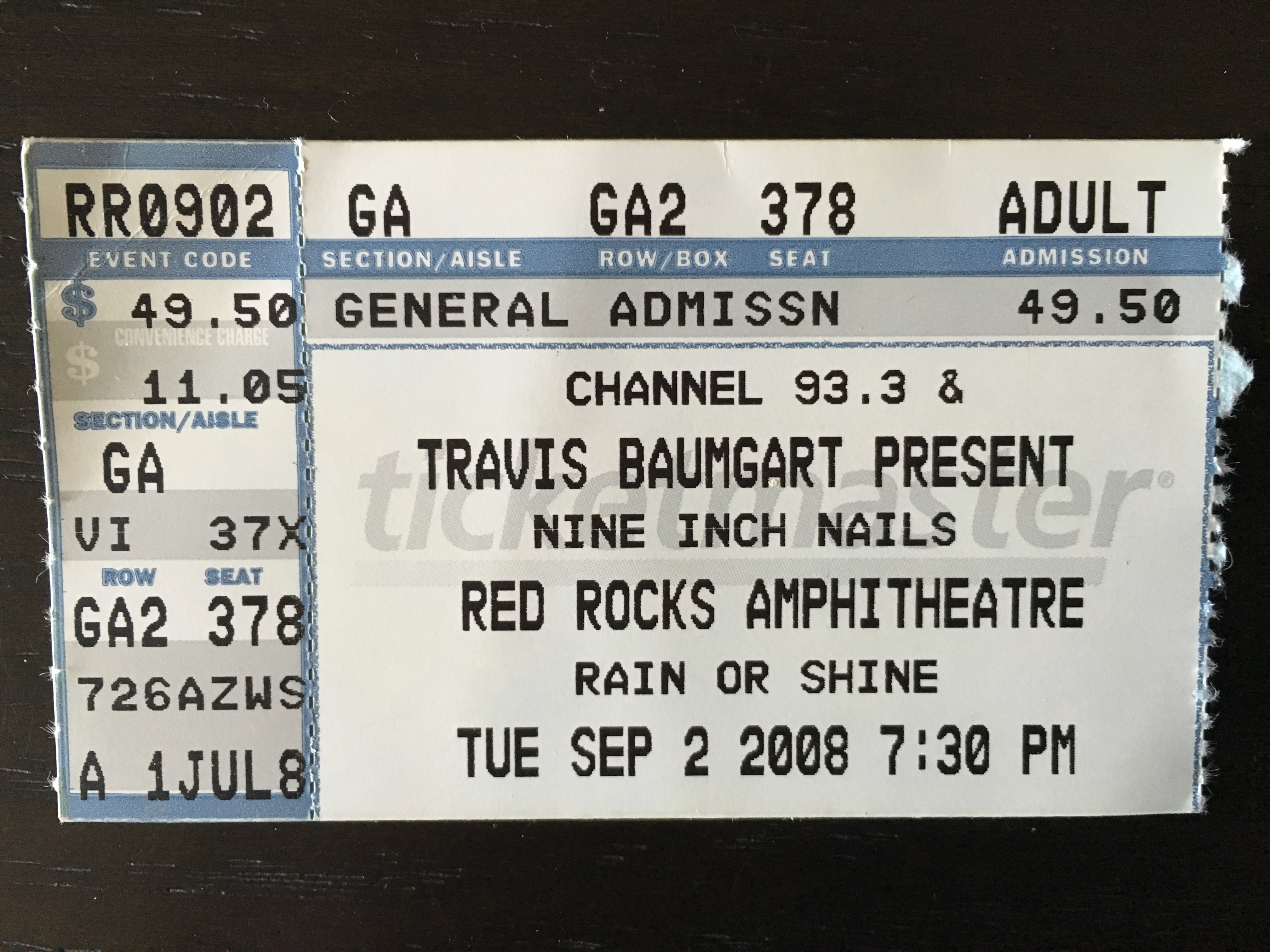 2008/09/02 Ticket