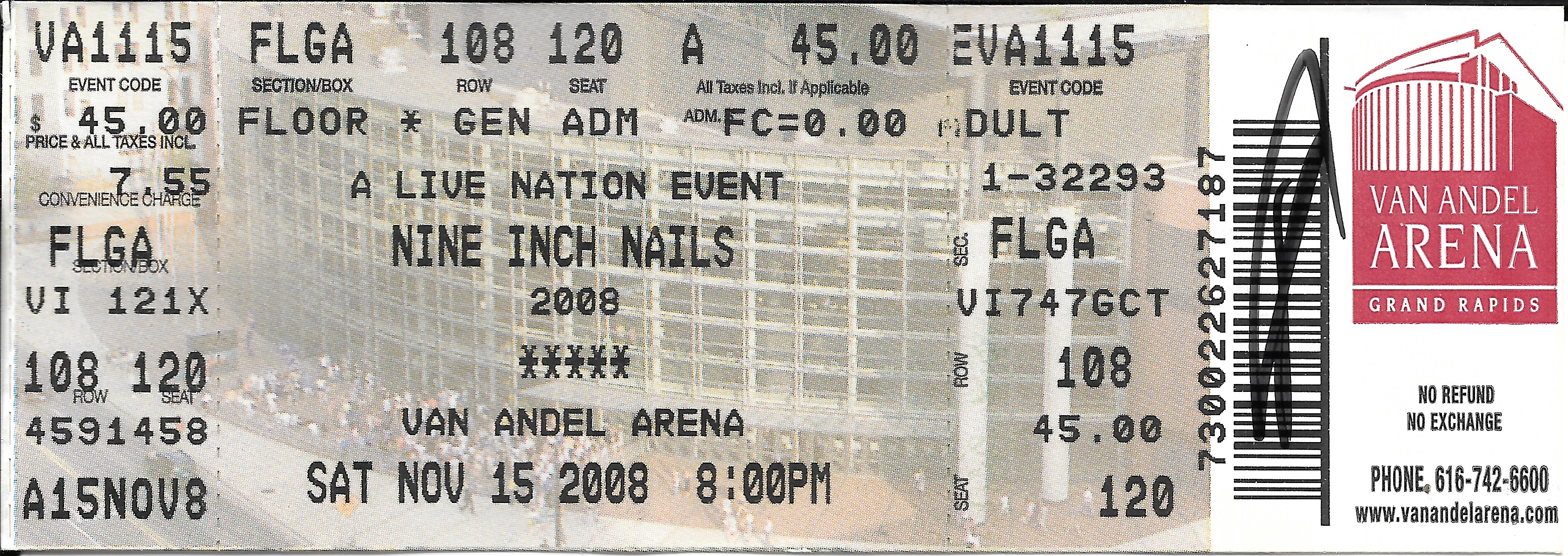 2008/11/15 Ticket