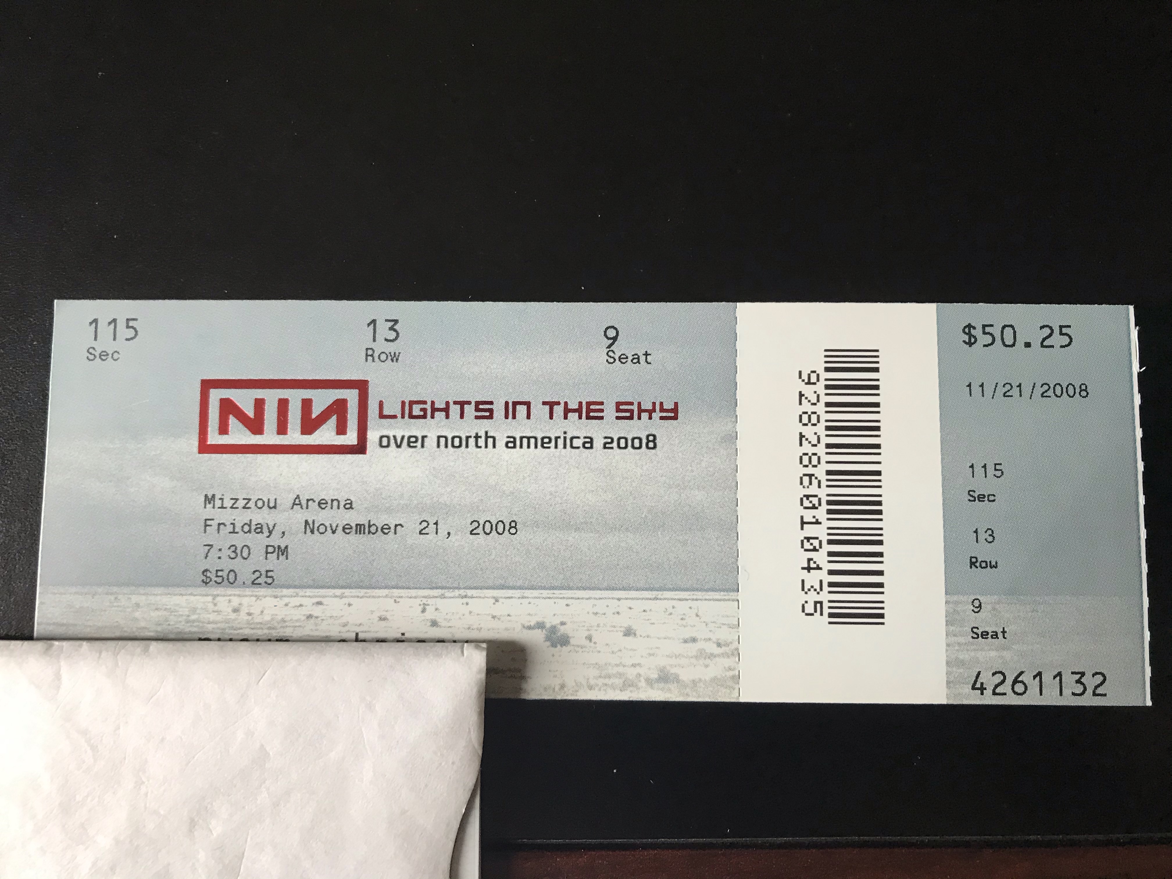 11/21/2008 Ticket