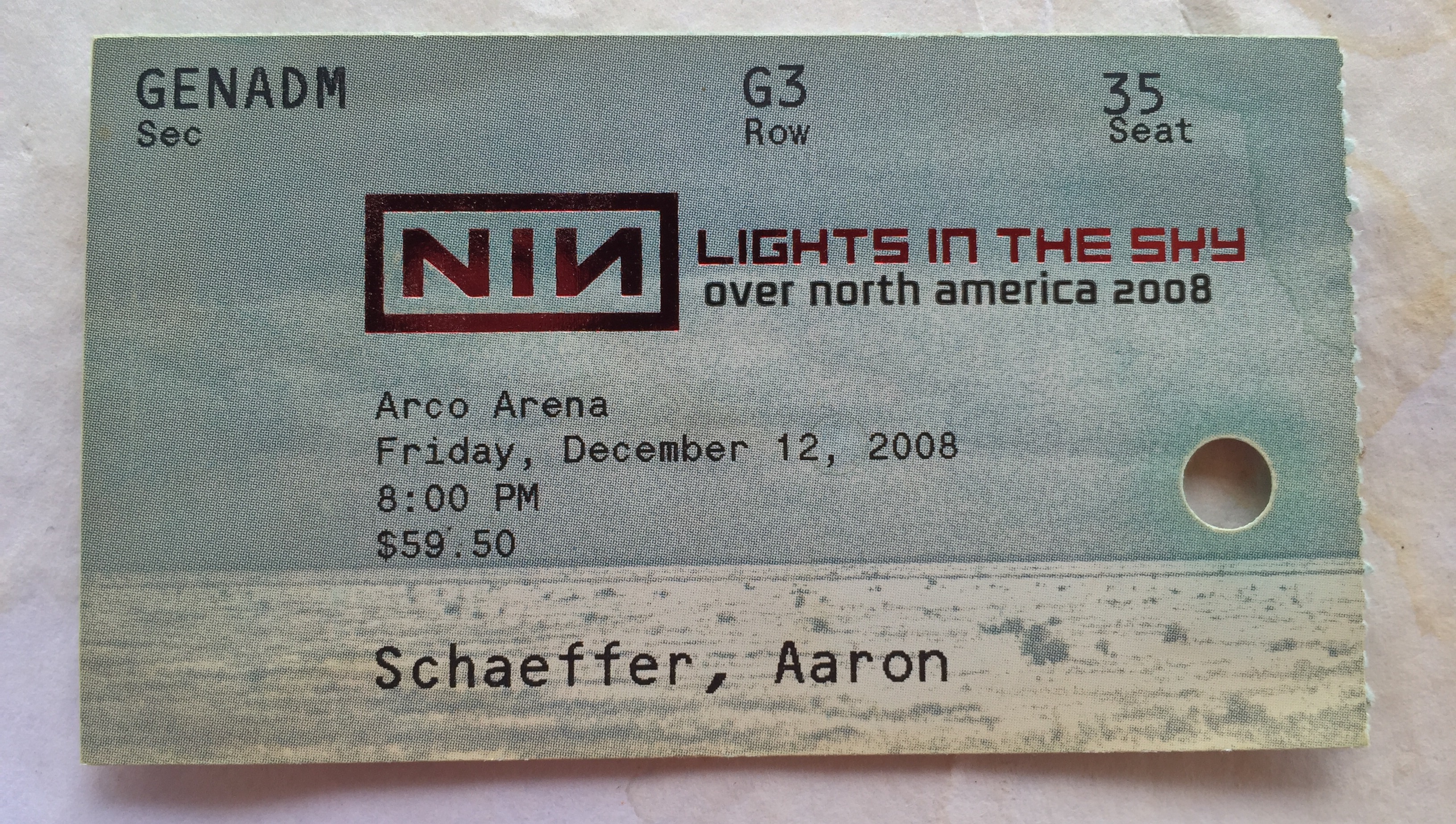 2008/12/12 Ticket