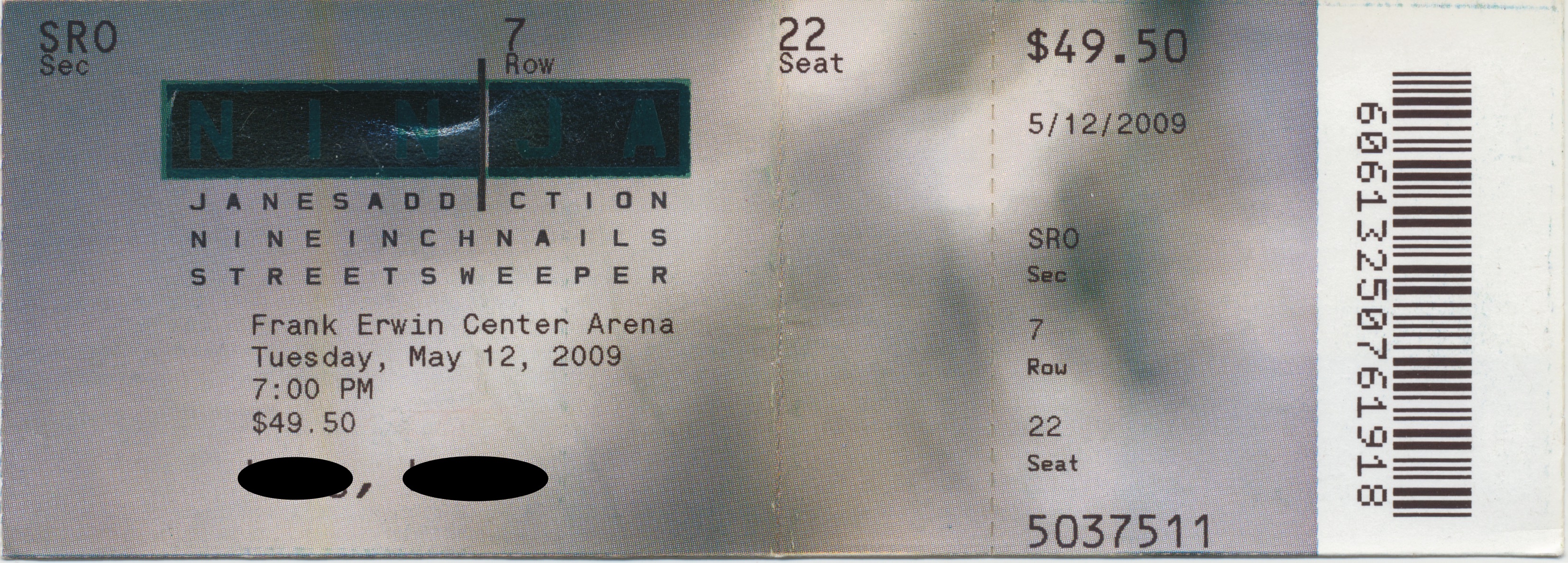 2009/05/12 Ticket