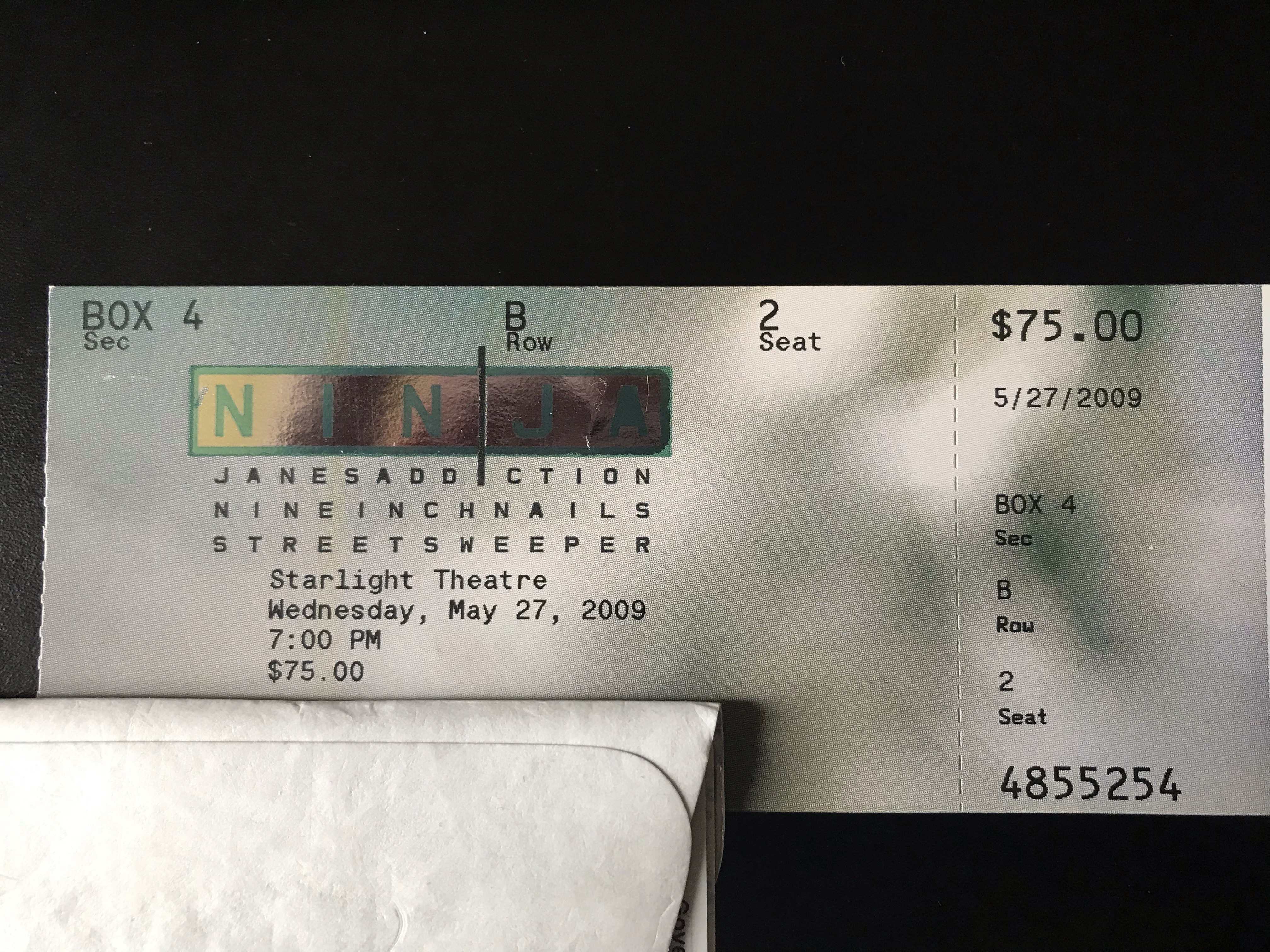 2009/05/27 Ticket