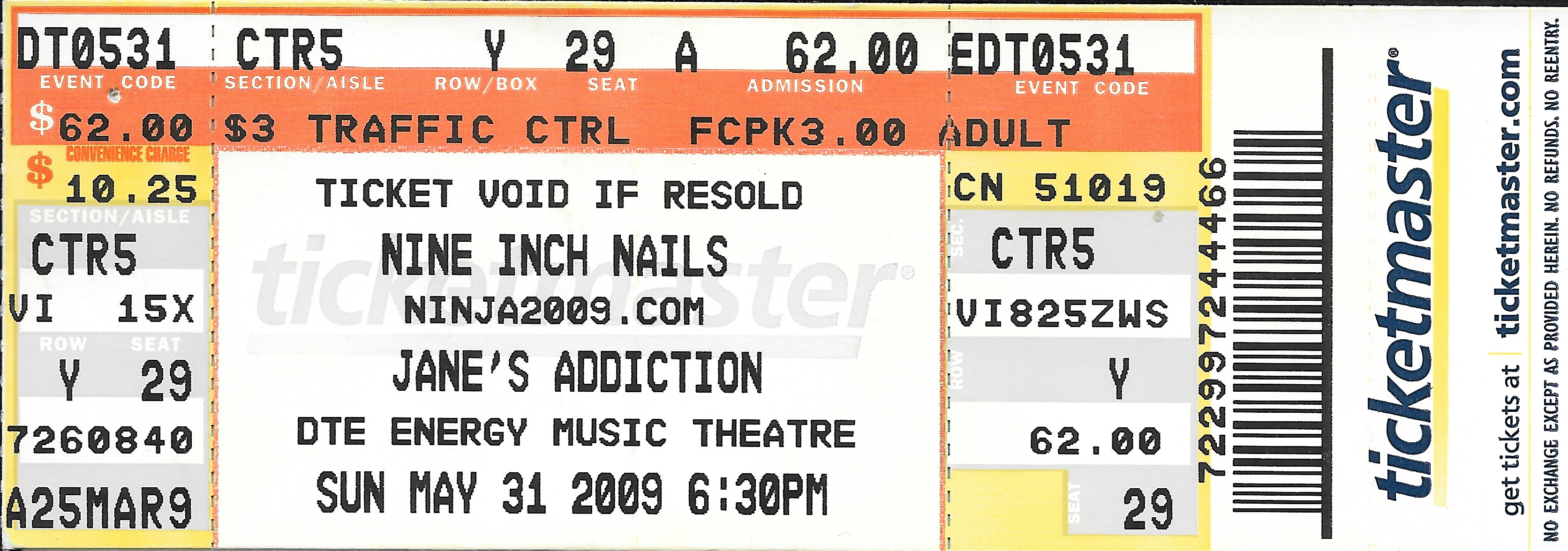2009/05/31 Ticket