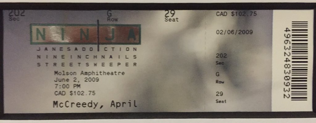 2009/06/02 Ticket