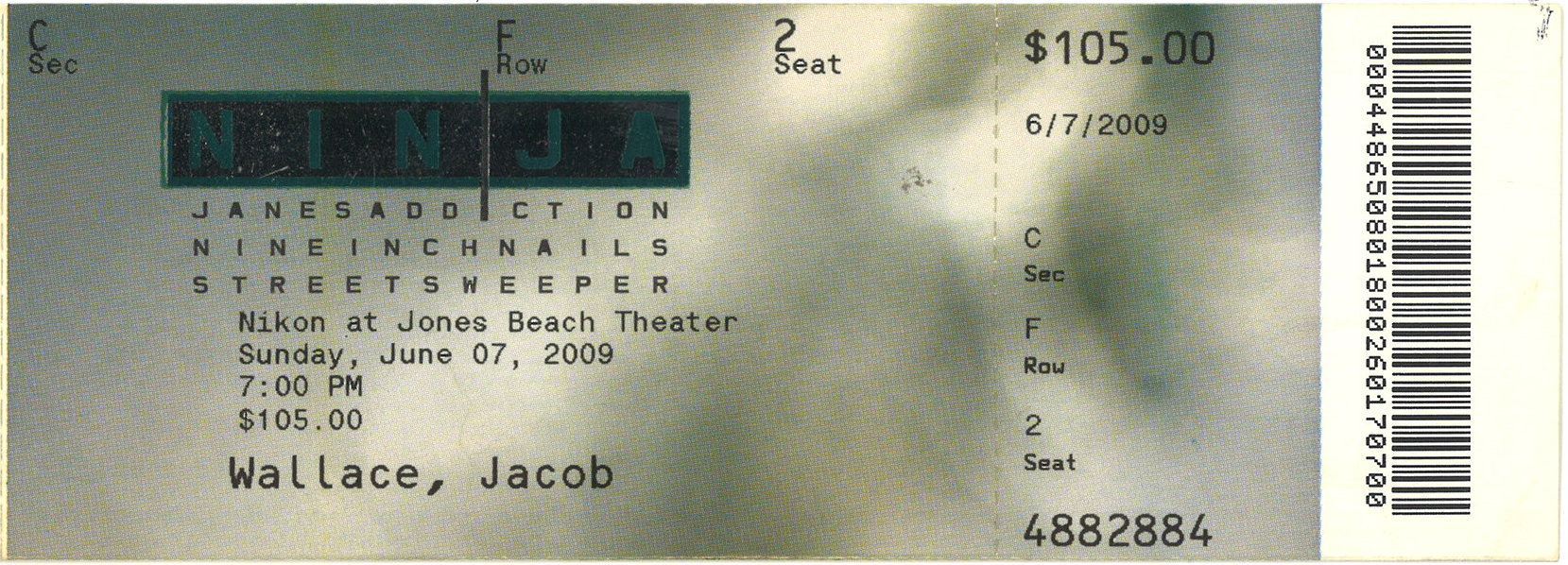 2009/06/07 Ticket