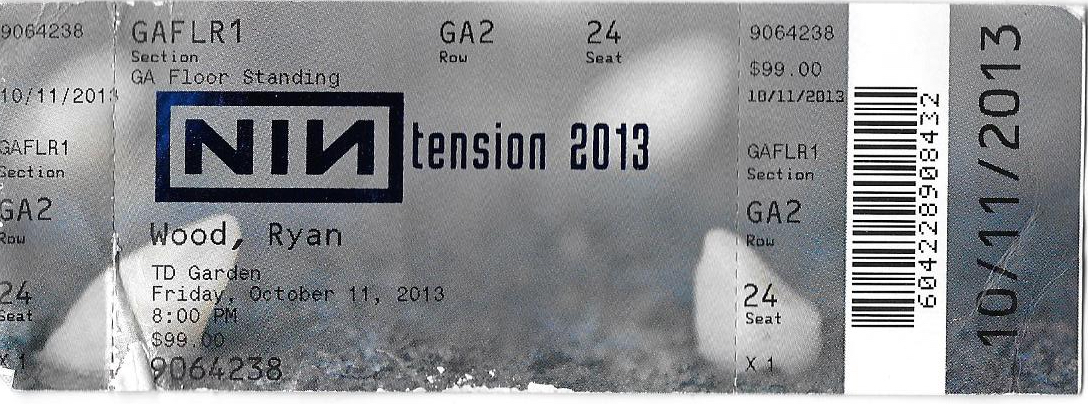 2013/10/11 Ticket