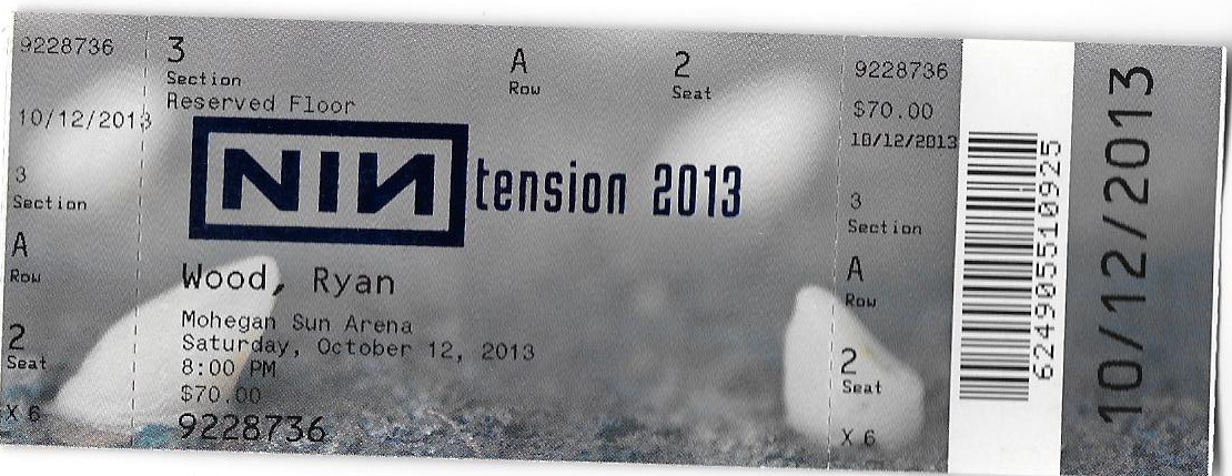 2013/10/12 Ticket