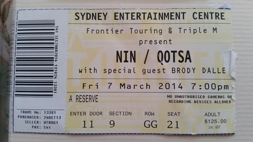 2014/03/07 Ticket