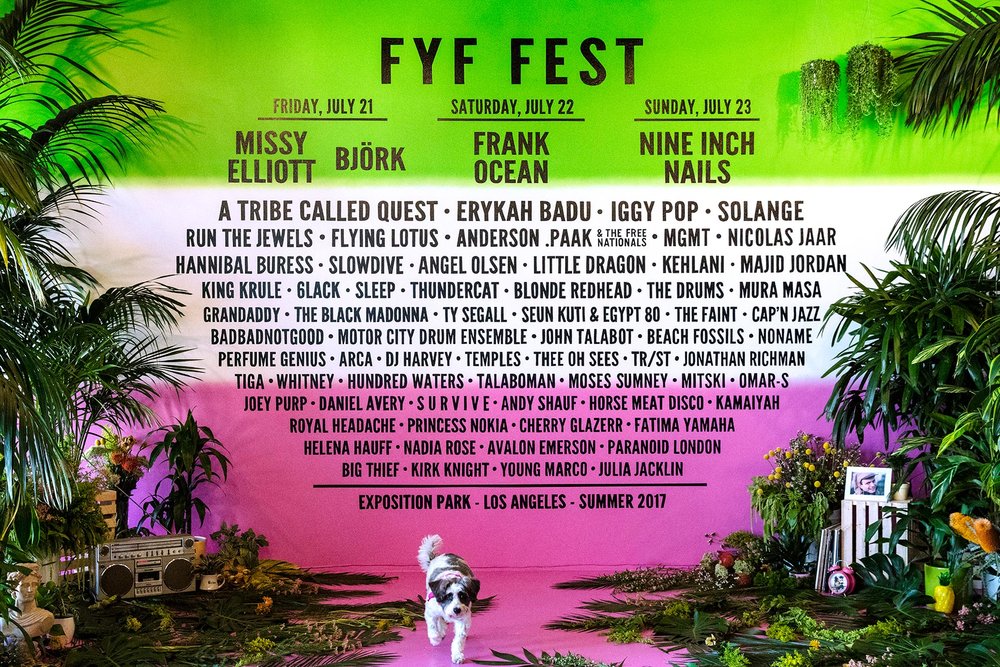 2017 FYF Lineup
