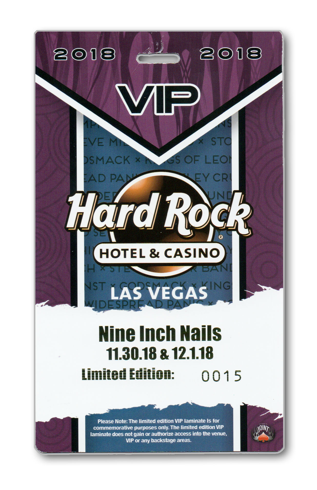 Vegas Nov/Dec VIP Pass