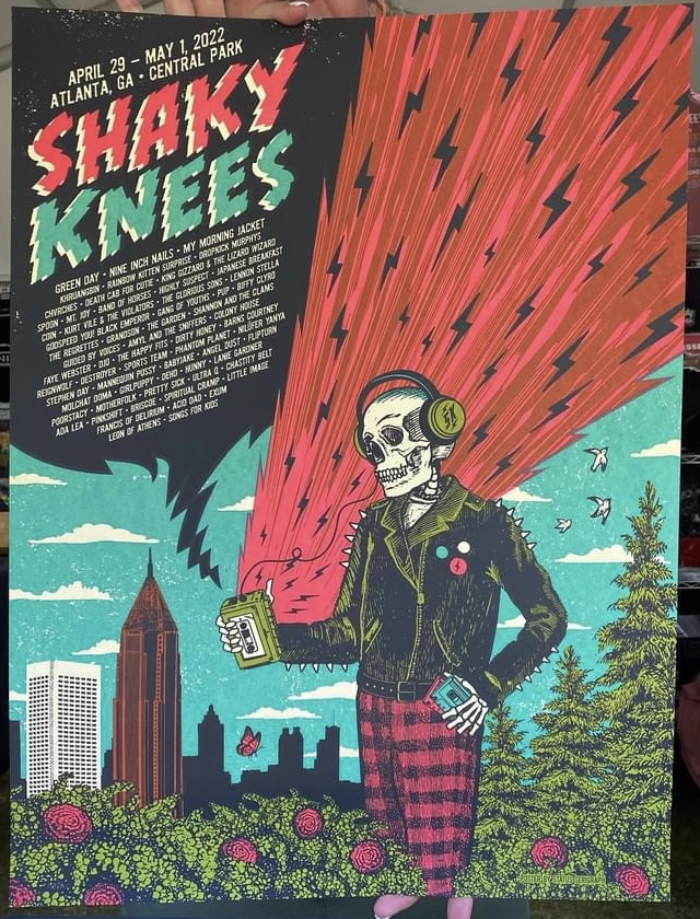 4/30/2022 Shaky Knees Poster